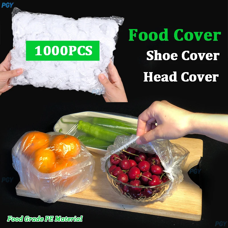 

100-1000PCS Color Disposable Food Cover Wrap Food-Grade Fresh-keeping Film Bag Storage Kitchen Disposable Bowl Cover Wholesale