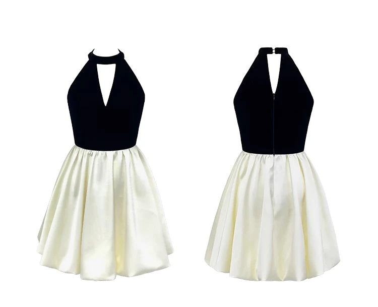 Woman Spring Summer New Elegant Velvet Patchwork Mini A-line Dresses Sleeveless Party Prom Fashion One Piece Clothes
