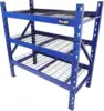 Garage Storage Shelves - Heavy Duty 3-Tier Adjustable Metal Wire Shelving 48" H X 48" W X 24" D 2