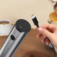 Mini mousseur à lait électrique sans fil, fouet à café, batteur à œufs Portable, mélangeur, agitateur de cuisine, Machine à café Cappuccino 4