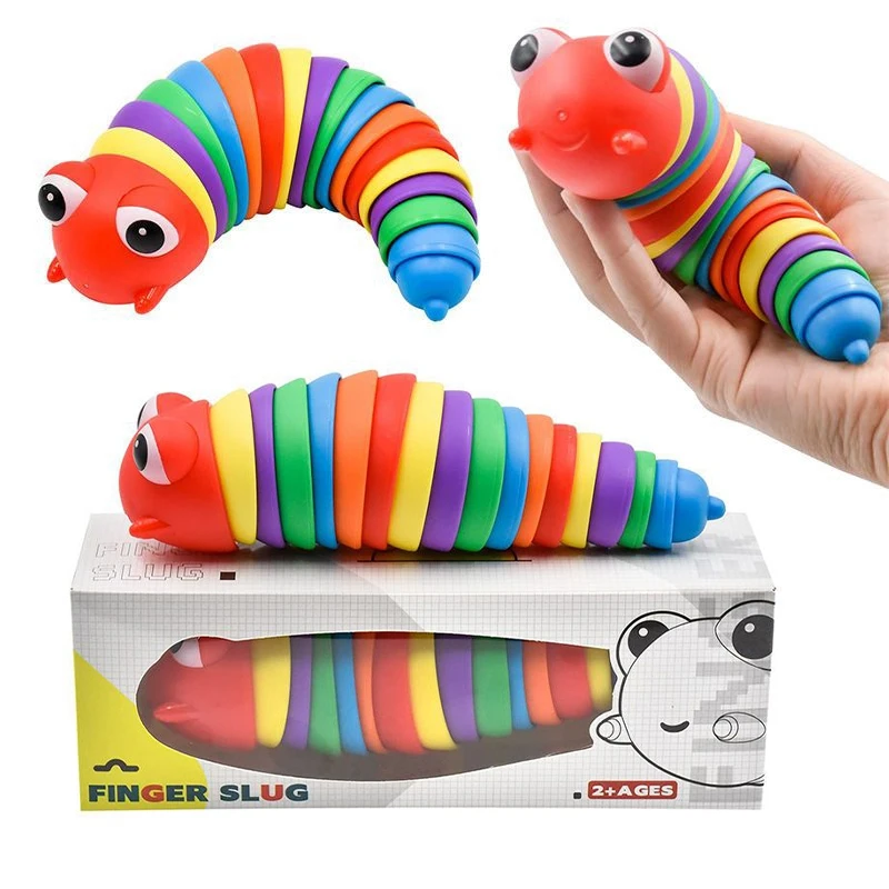 Compre 360 rotação inseto gato brinquedo interativo animal de estimação cão  brinquedo descomprimir lagarta ponta do dedo caracol brinquedos para  animais de estimação