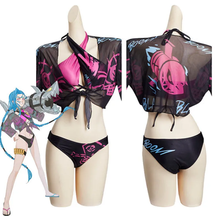 Arcane-LoL Jinx ڽ ǻ, ҷ īϹ Ʈ ,  Ű,   Ƽ 巹