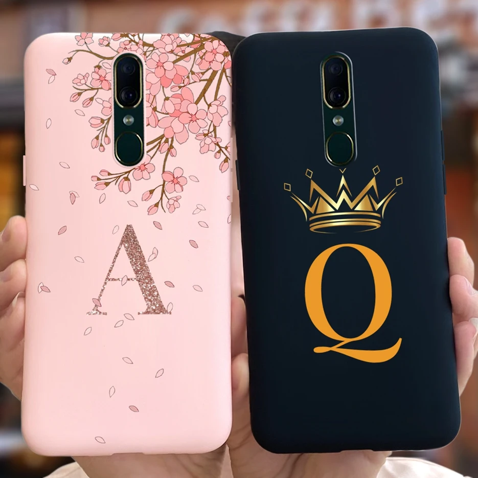 Cute Crown Letters Soft Silicone Phone Case - Elegant Protective Cover and Bumper