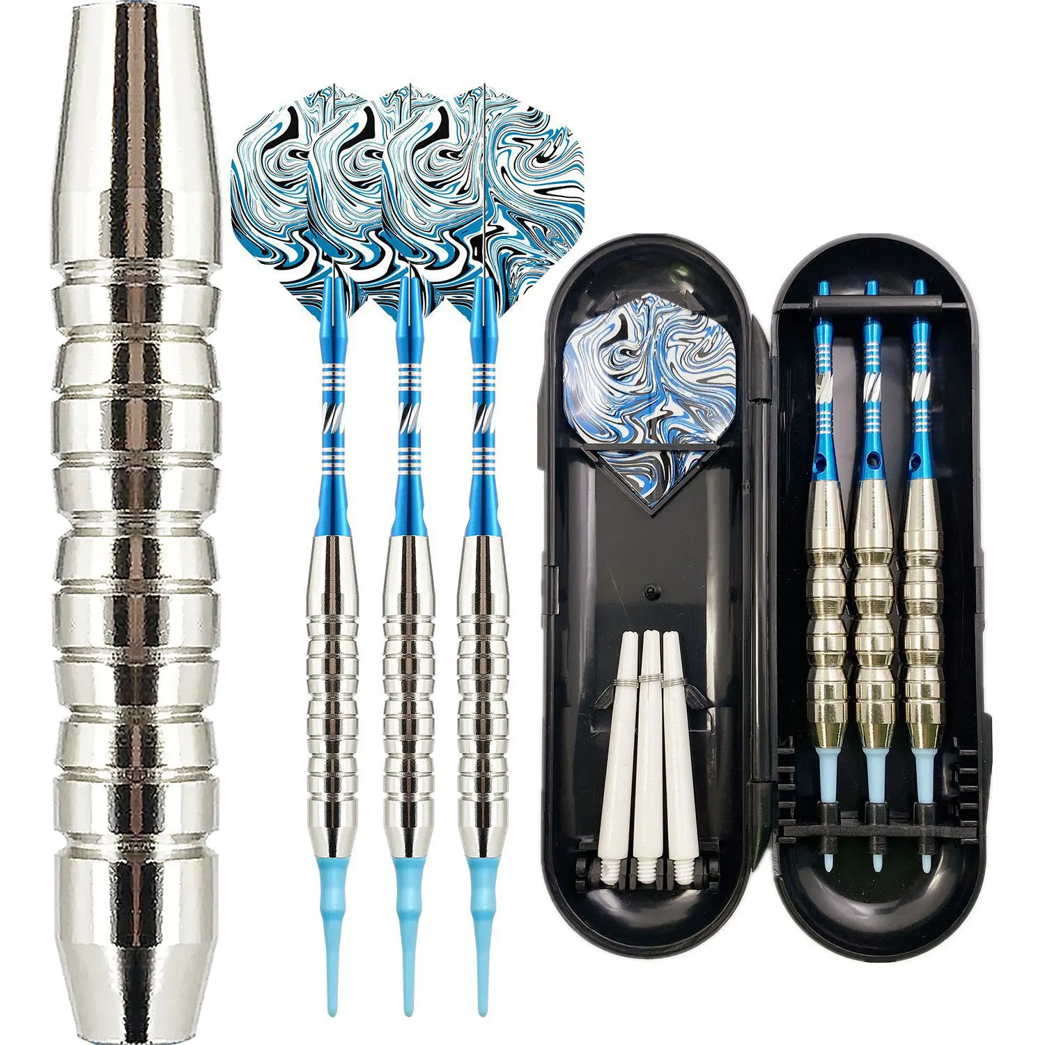 3Pcs/Set Professional Darts 21g Soft tip darts Game Electronic dardos and Darts Accessories