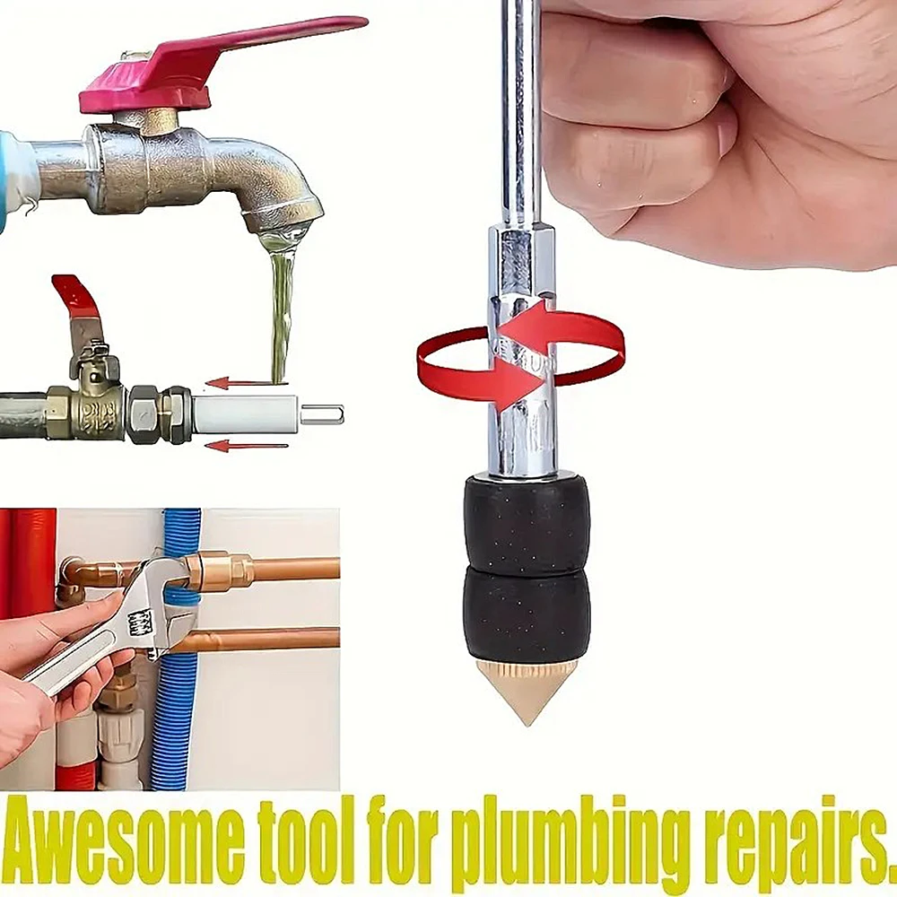 Universal Hot-melt Wasser Stop Pin Küche Boden Badezimmer Einstecken Reparatur Sanitär Werkzeug PPR Rohr Strap Stopper Wasser Stop nadel – Detail 6