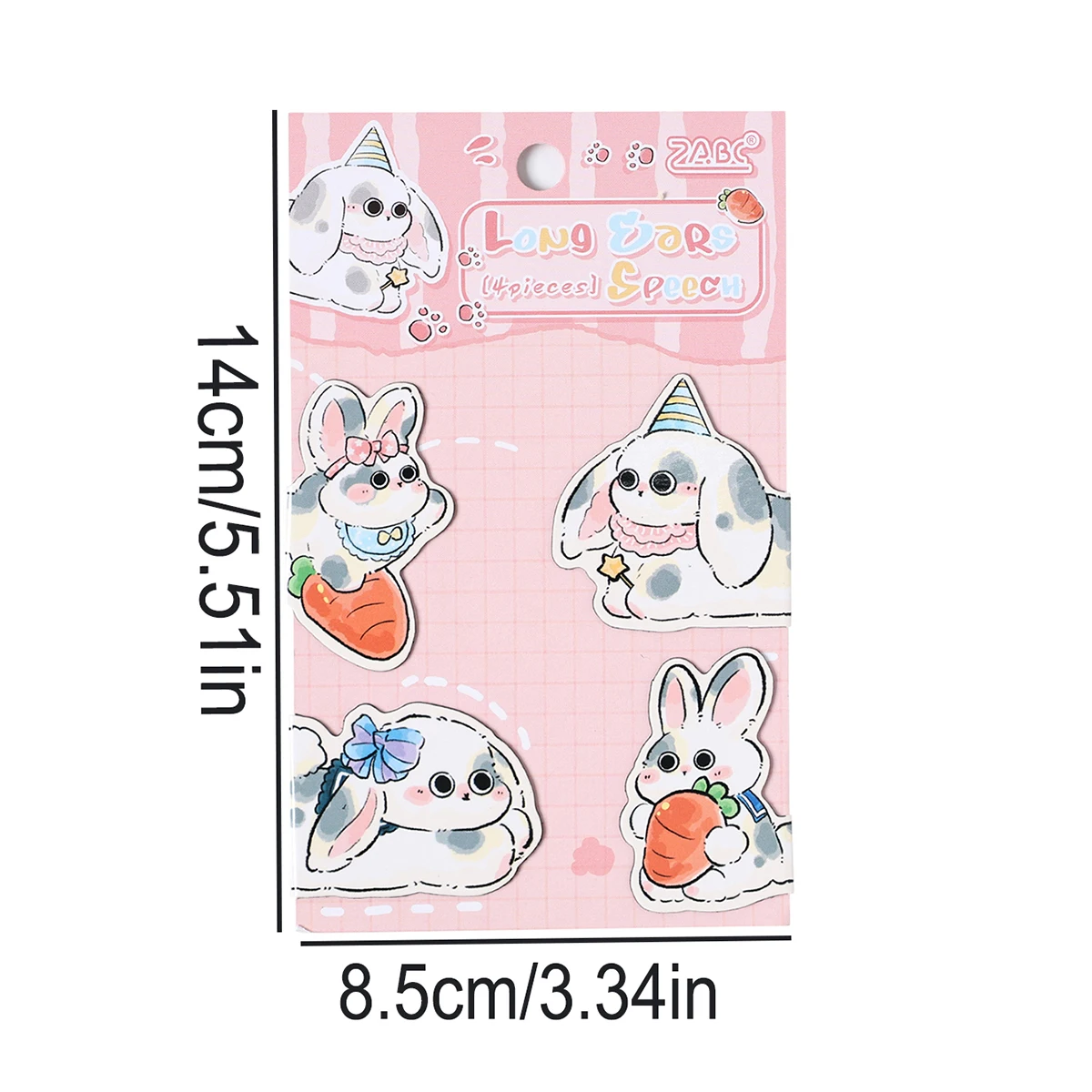 4pcs cartoon animal bookmark, magnetic reading bookmark and DIY book decoration,Fashion stationery gift for friends