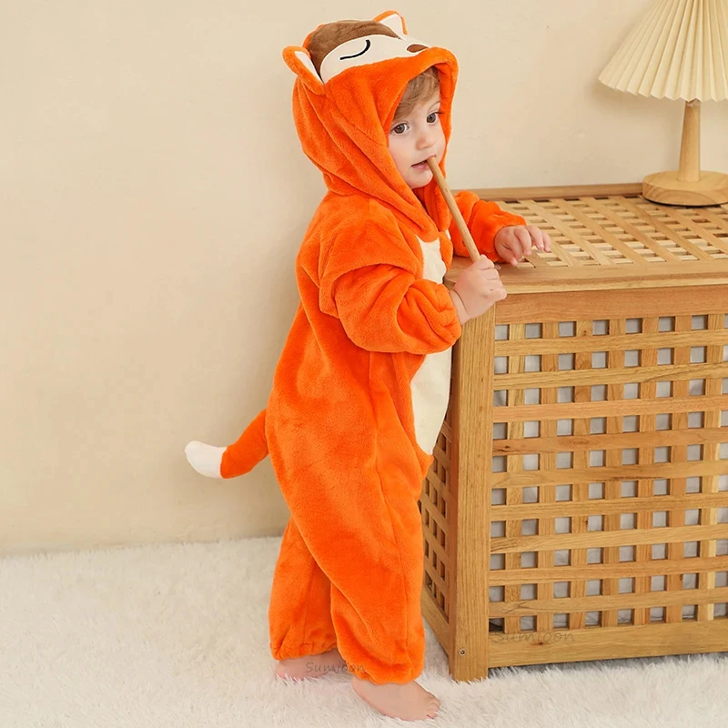 Kigurumi Cat Onesie Kids Unicorn Pajamas For Children Animal Cartoon Blanket Sleepers Baby Costume Winter Boy Girl Jumspuit