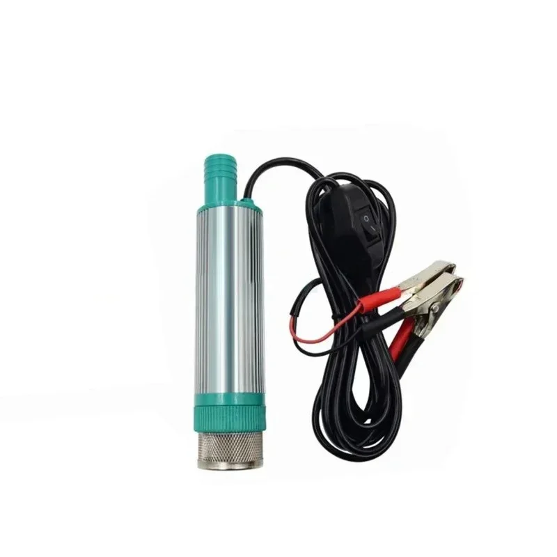 Water Transfer Pump Portable mini Diesel 30L/ min 12V electric car 38mm Camping fishing submersible