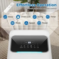 Climatiseur Portable 8000 BTU 2026 avec Fonctionnalité 3-en-1 : Ventilateur, Refroidisseur d'Air et Déshumidificateur pour un Contrôle Climatique Efficace 4