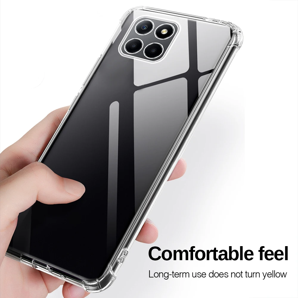 Transparent Anti-fall Phone Case For Honor X6 X6s 4G Silicone Back Cover For HonorX6 HonorX6s X 6 VNE-LX1 VNE-LX2 Protect Fundas