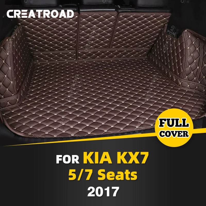 

Автомобильный коврик для багажника с полным покрытием для Kia KX7 5/7-Seat 2017, автомобильный коврик для багажника, протектор для салона автомобиля, аксессуары