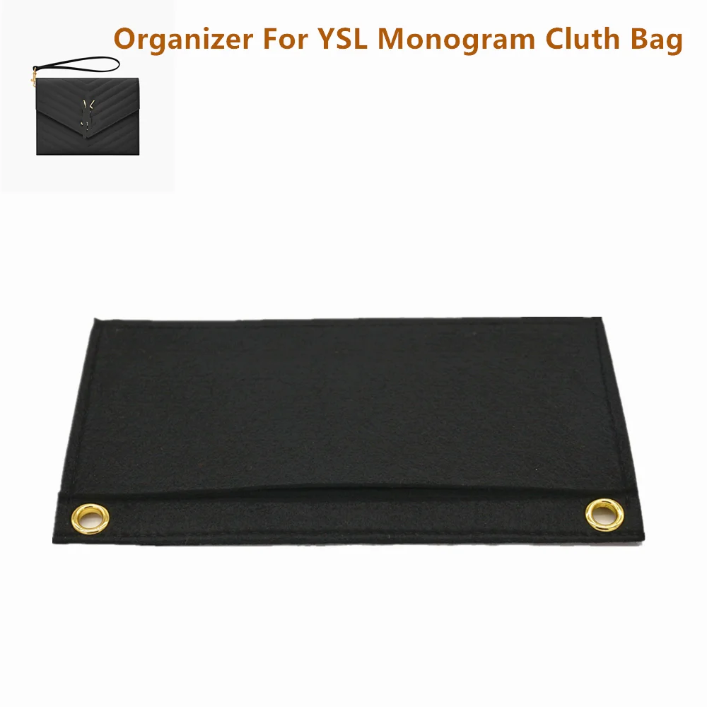 Monogram Envelope Clutch Conversion Kit Premium felt inset+120cm  gold/silver chain - AliExpress