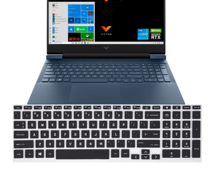 Cover Per Tastiera In Silicone Per Laptop Skin Per Hp Victus 16 Hp Victus 16.1 Muslimed0020Nr D0030Nr Muslimee0010Nr 16 Pollici