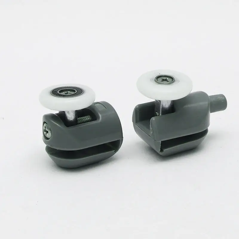 23/25mm 1Pair Shower Rooms Cabins Pulley Nylon Stainless Steel Shower Room Roller Runners Wheels Pulleys
