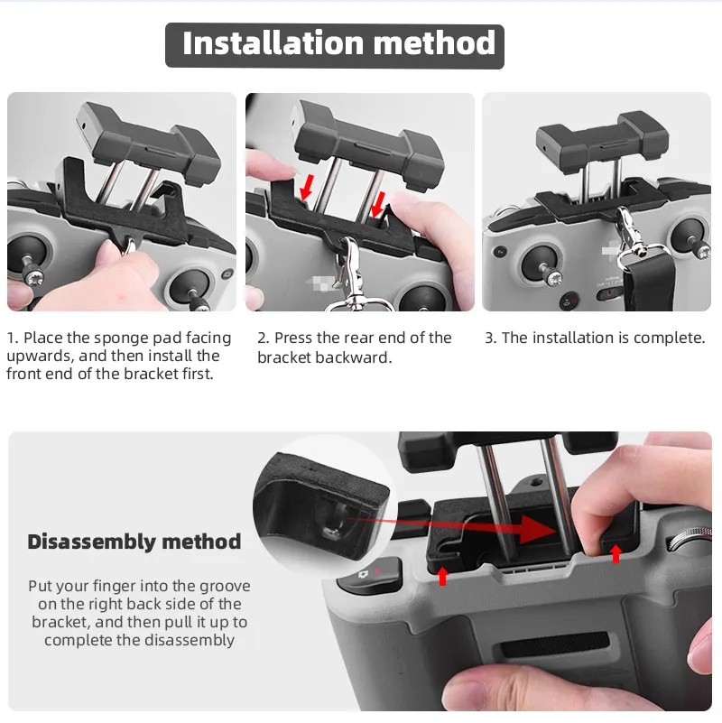 Remote Control Neck Lanyard Safety Strap for DJI Mini 4K/2/Mavic 3/Air 3/2S/MINI 3 PRO Hook Holder Fixed Clip Drone Accessory drone accessories remote controller lanyard drone lanyard remote control strap