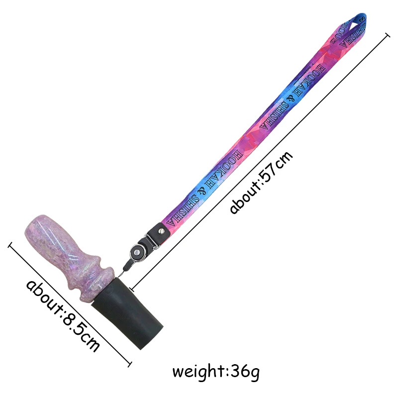 Hookah Mouthpieces Water Hookah For Sheesha Chicha Narguile Shisha Silicone Hang Rope Strap Resin Mouthpieces 1pc hookah mouthpieces