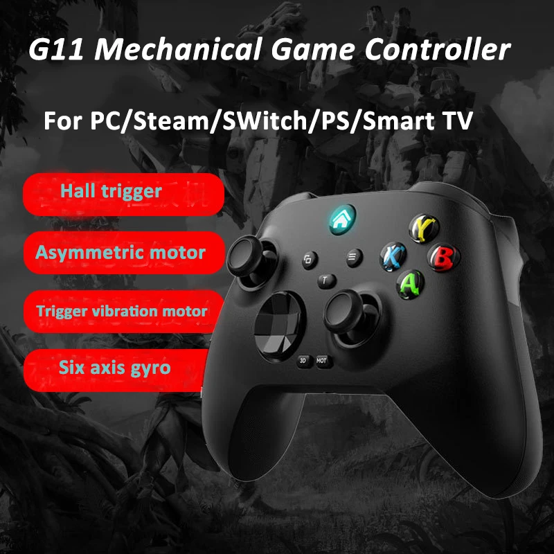 Nuovo Controller Di Gioco Meccanico Wireless 2.4G Bt Per Switch Pro Pc Android Ios Tablet Smart Tv Set-Topbox Gamepad Joystick Maniglia