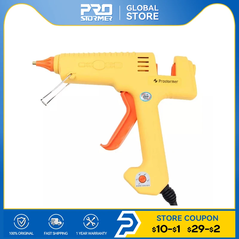 300W Glue Gun Temperature Adjustable Hot Glue Gun Melting Quickly Hot