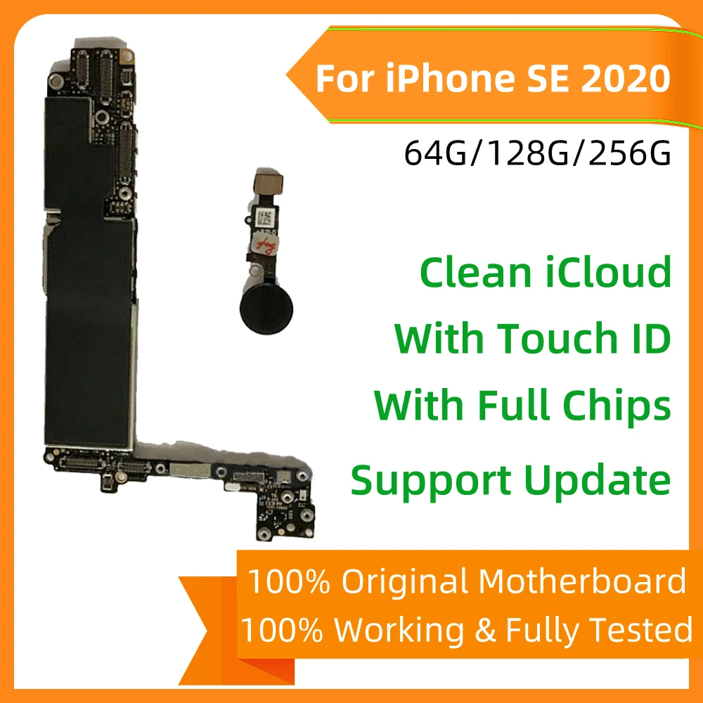 Original For Iphone Se 2020 Unlocked Motherboard Support Update System  Logic Board Full Chip Replacement Free Icloud Mainboard - Mobile Phone  Antenna - AliExpress