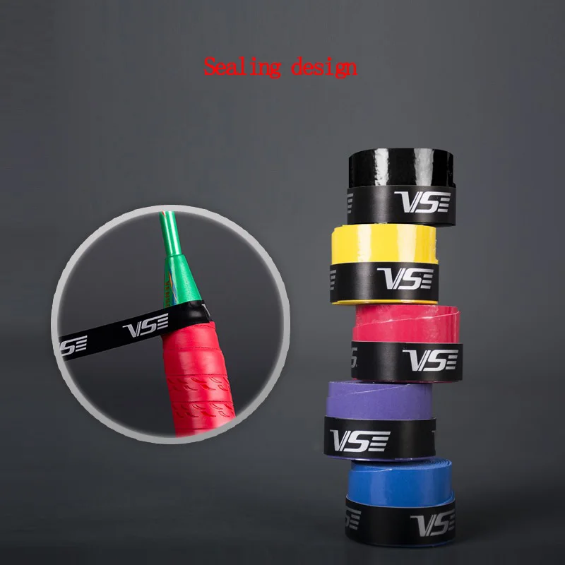 60pcs Tennis Racket Sticky Overgrip Badminton Racquet Wraps Sweat Absorbent Non-slip Wear-Resistant