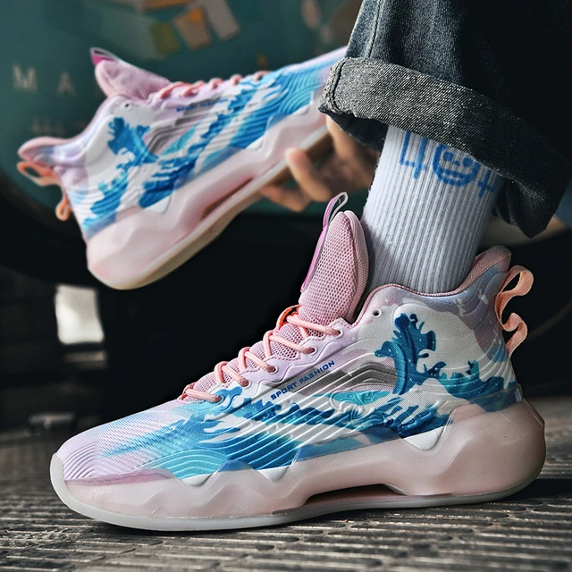Zapatillas deportivas de cuero para y mujer, zapatos de baloncesto con amortiguación de aire, botas impermeables de alta calidad, 2022 _ - AliExpress Mobile