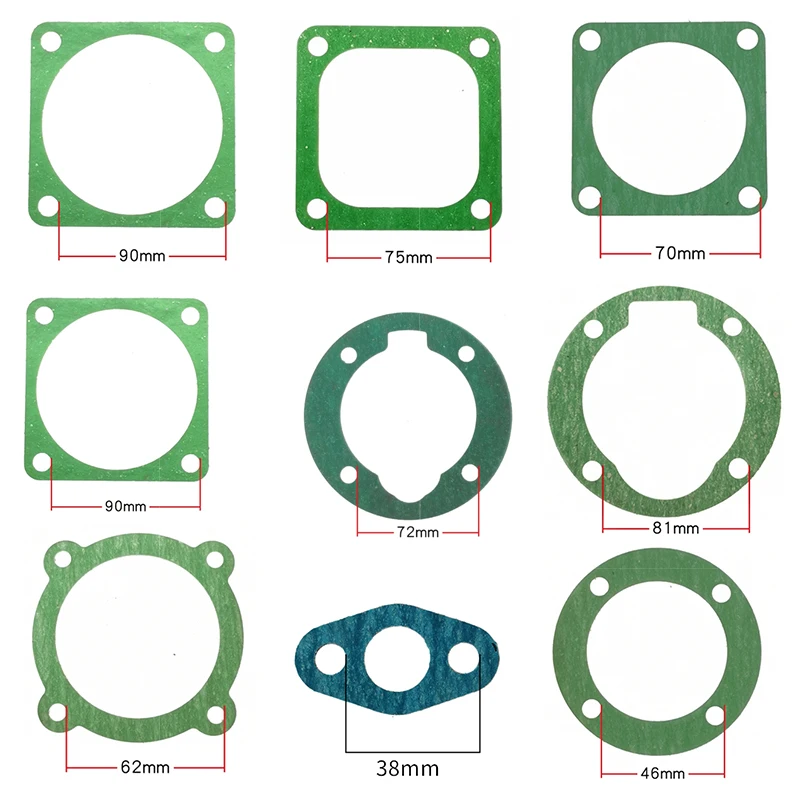 1pcs Oil Air Compressor Cylinder Head Gasket Paper Seal Gasket Thicken