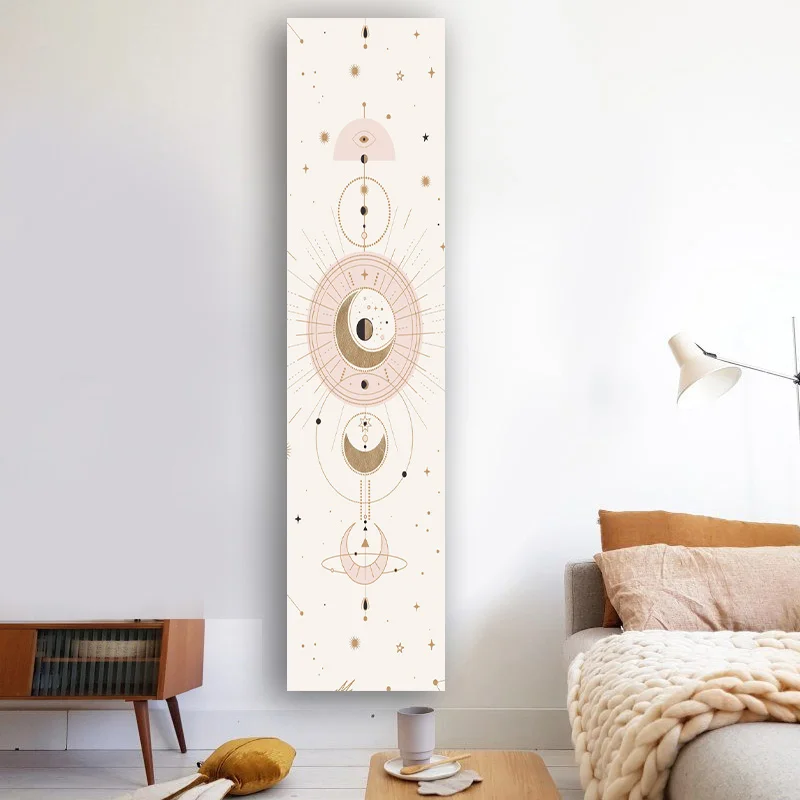 Moon And Sun Art Tapestry Stars Mandala Simple Fresh Living Room Bedroom Bathroom Wall Hangings Home Decoration Decor tapestry decor