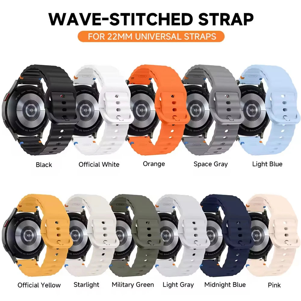 Enhanced Sports Band Strap - Universal Fit for Garmin Watch Series (20/22mm)