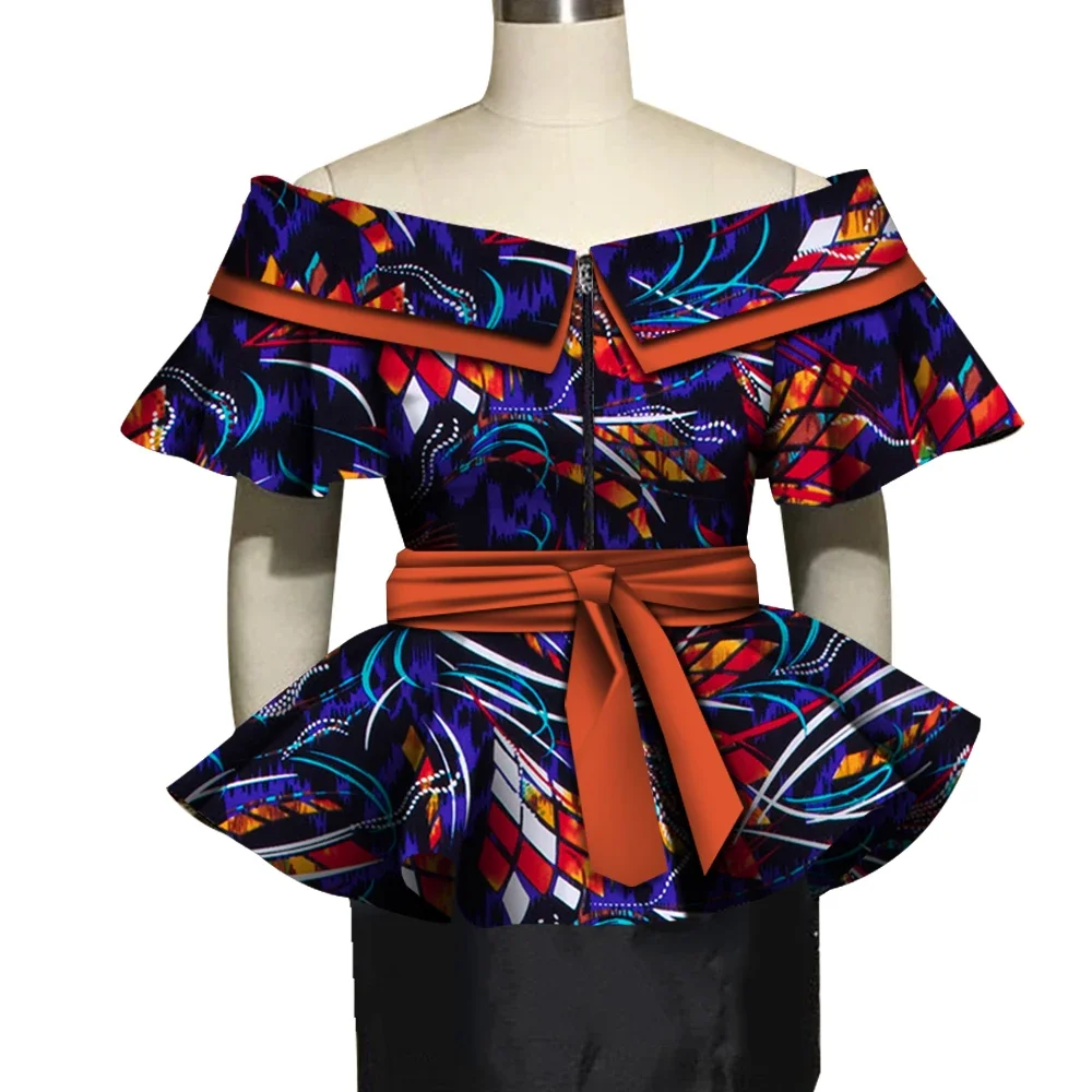 アフリカンプリント　ブラウス アフリカンプリント ブラウス - メルカリ
