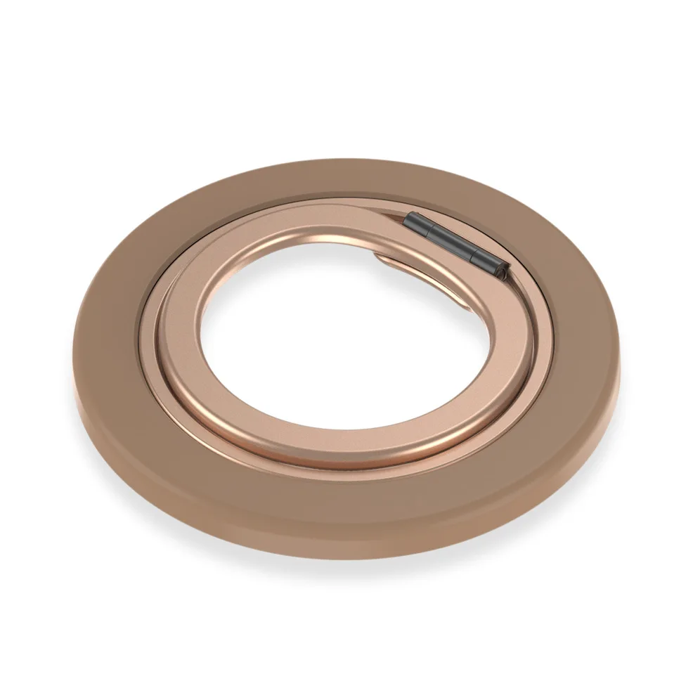 Magnetic Phone Ring Holder with Removable Grip and Kickstand