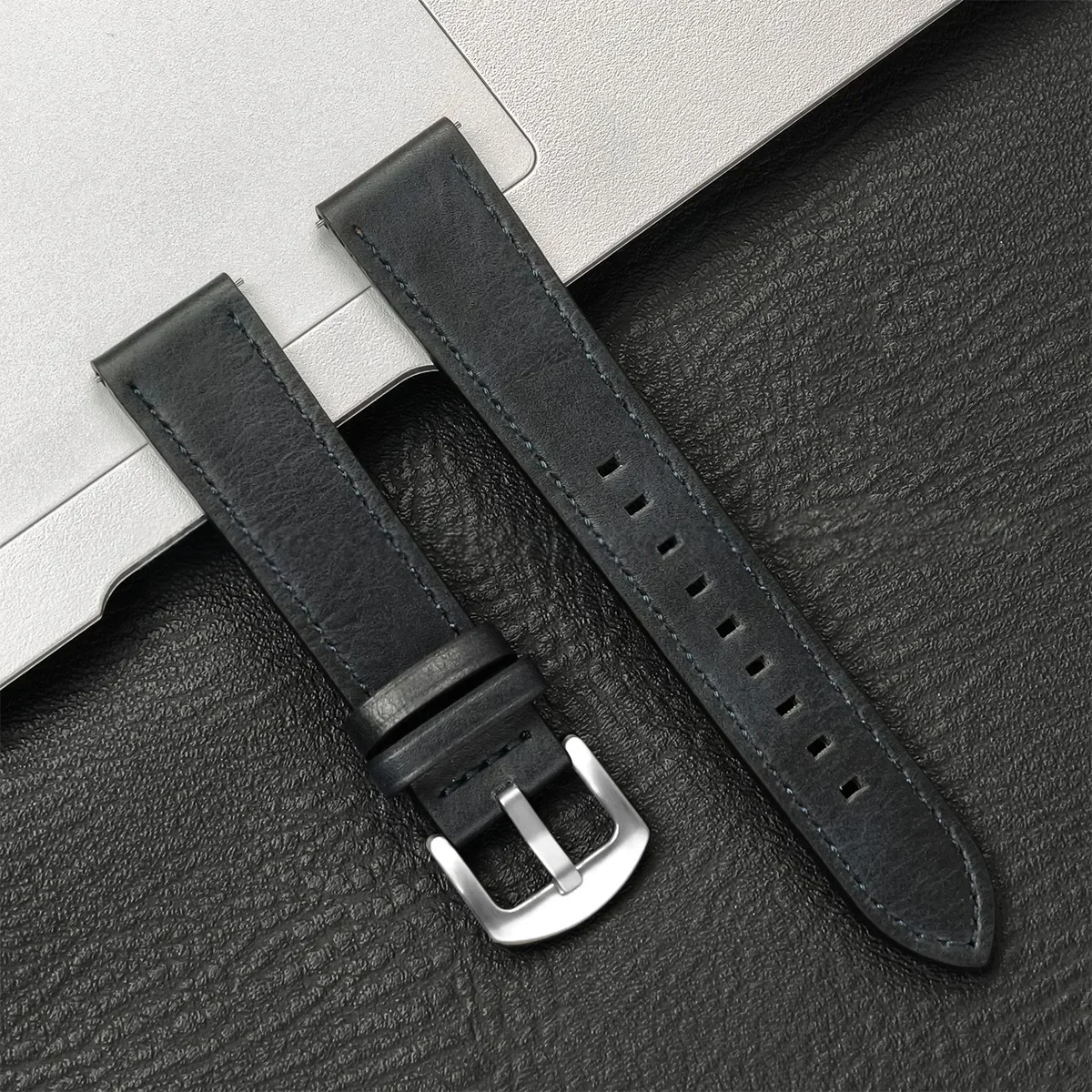 Vintage Brown Leather Strap Bracelet (20/22mm)
