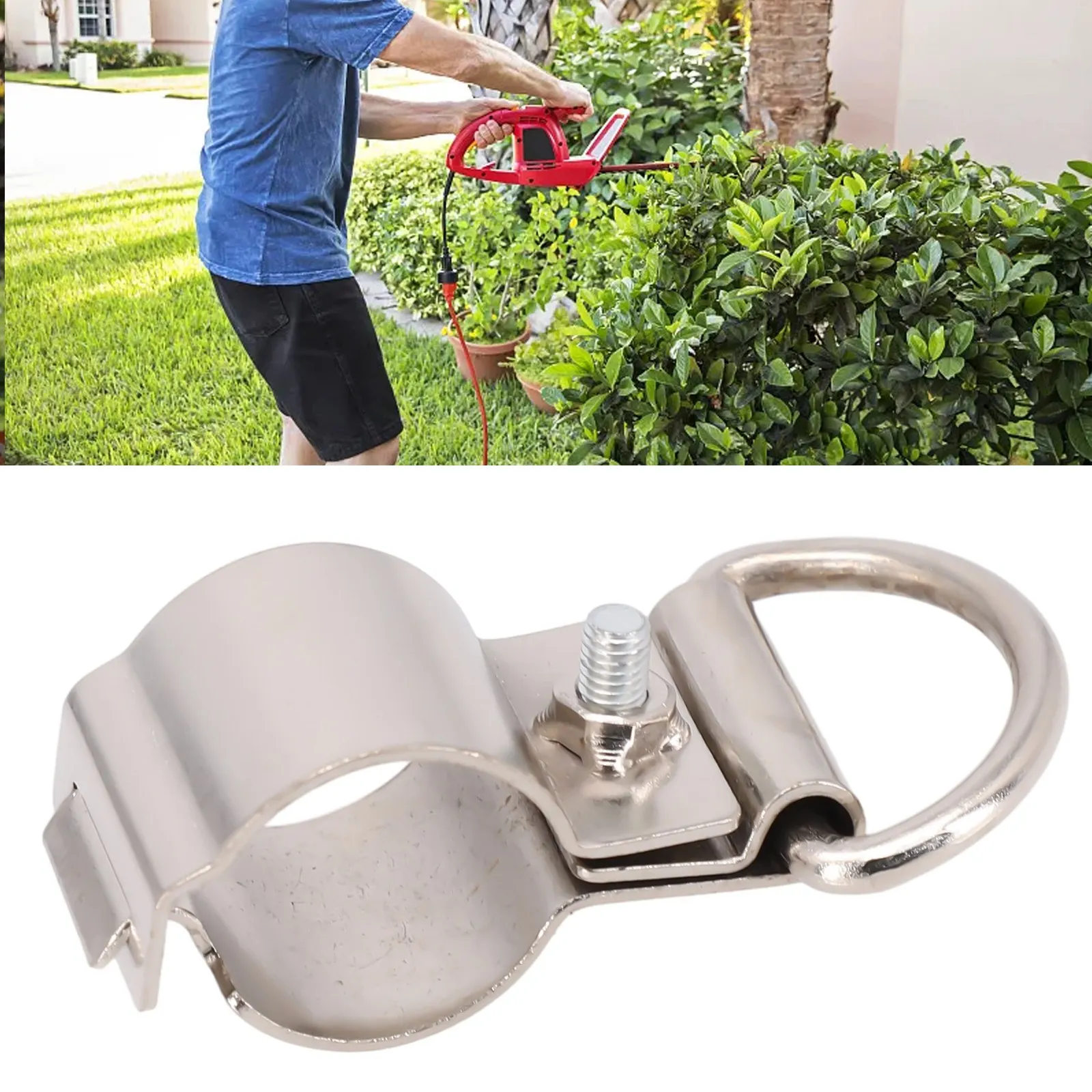 

1pc Shoulder Strap Trimmer Shaft Clamp For Power+ 56V 15" Cordless String Trimmers 530 CFM Cordless Blowers Garden Tools Parts