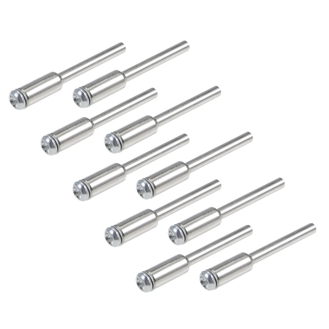 

uxcell 10 Pcs Cut-off Wheel Screw Mandrels 3mm Shank Dia Cutting Disc Holder for Compatible Rotary Tools