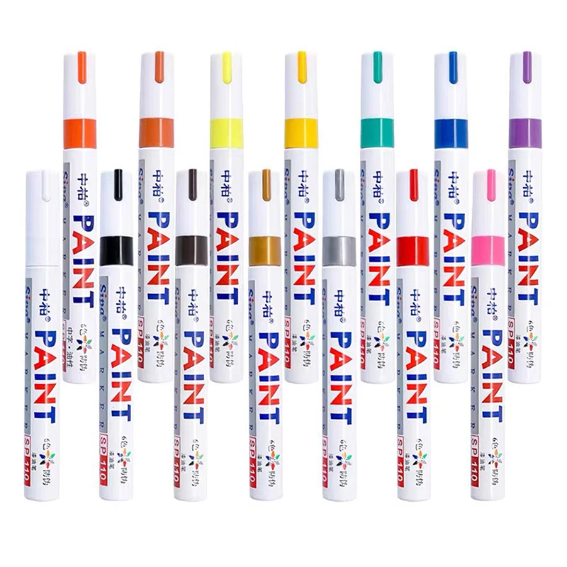 Metal Glasses Frame Paint Off Repair Pen Touch-up Paint Permanent Marker Waterproof Pen Note Stripping Repair