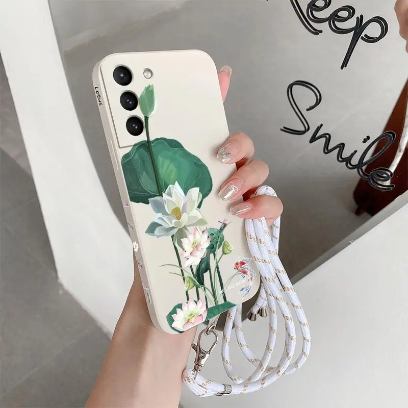 Beautiful Lotus Silicone Phone Case - Elegant and Durable Cover