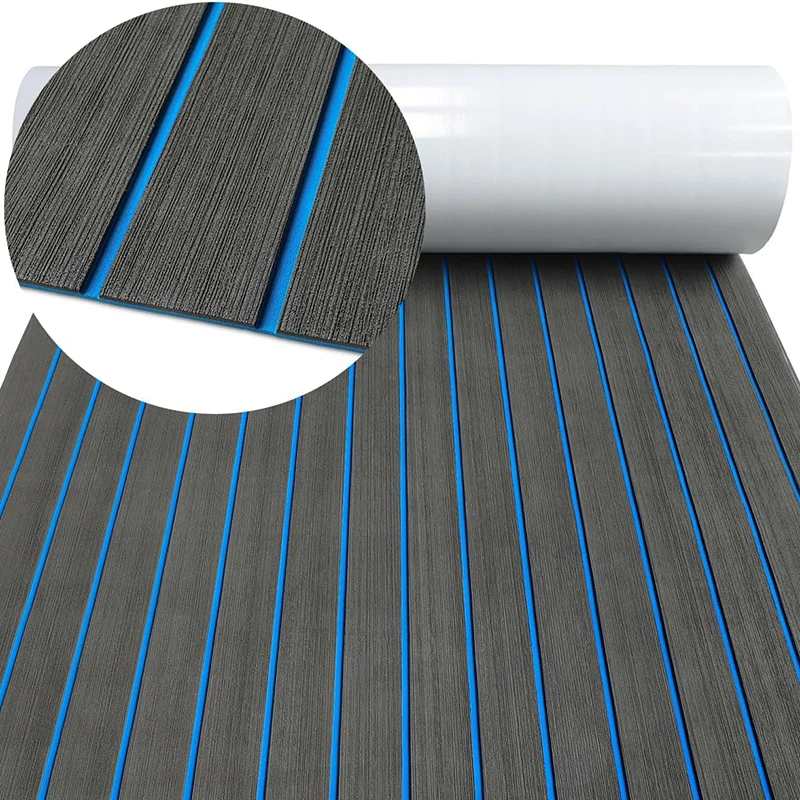 Lámina de espuma EVA para suelo de barco, alfombra marina de teca sintética, material de suelo autoadhesivo antideslizante para caravana, lancha, kayak, yate, 94.5 x 23.6 pulgadas/17.7 pulgadas/6.73 Lámina de espuma EVA para suelo de barco, alfombra marina de teca sintética, material de suelo autoadhesivo antideslizante para caravana, lancha, kayak, yate, 94.5 x 23.6 pulgadas/17.7 pulgadas/6.73