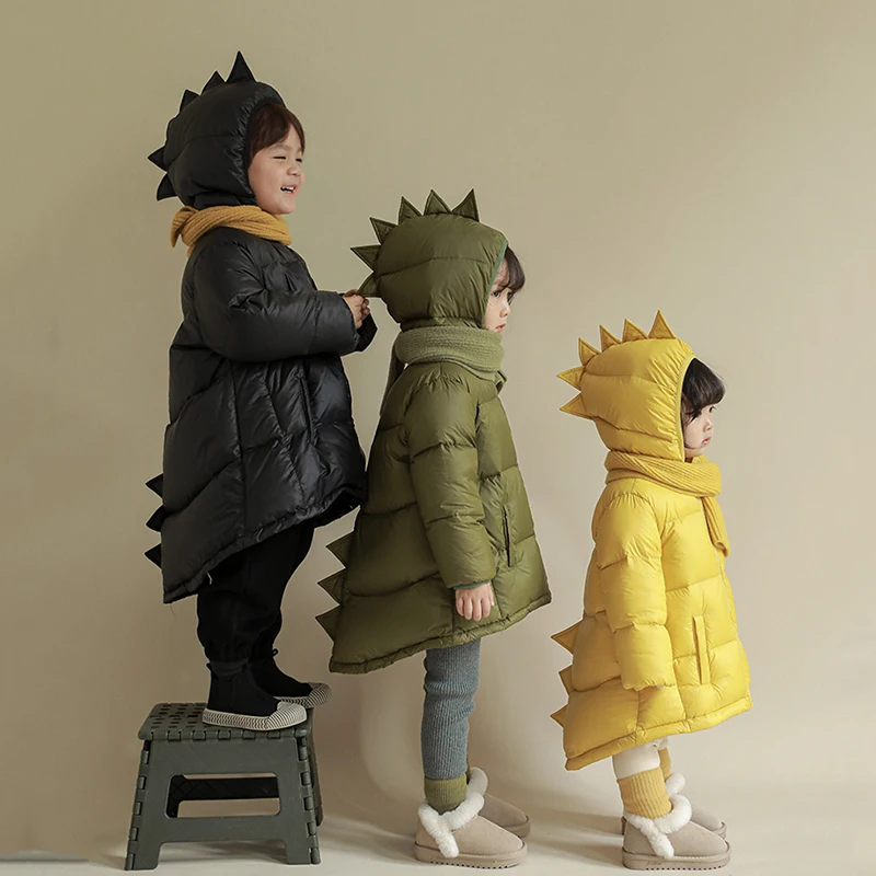 

Winter Kids Parka Down Coat Jacket Windproof Waterproof Thicken Children Warm Down Snowsuit Toddler Girl Boy Parkas Outerwear