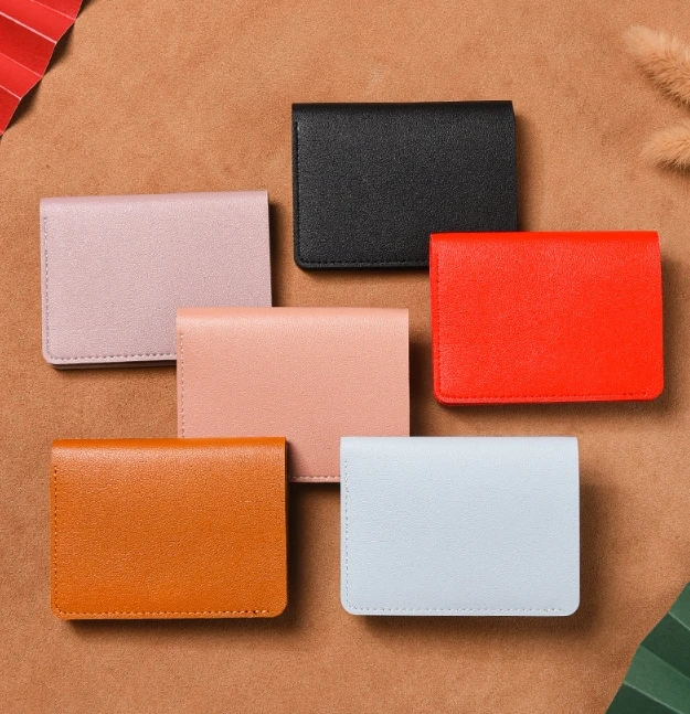 Classic PU Leather Wallet - Ultra Thin Mens Credit Card  Coin Purse