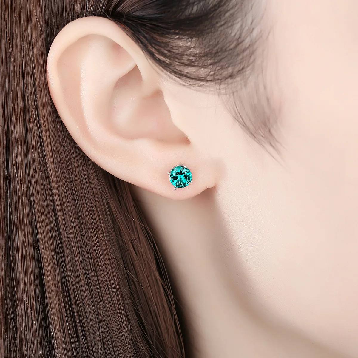 Real Moissanite Stud Earring for Women Men S925 Sterling Silver Plated 18k White Gold Sparkling Birthday Party Gift Fine Jewelry stud earrings
