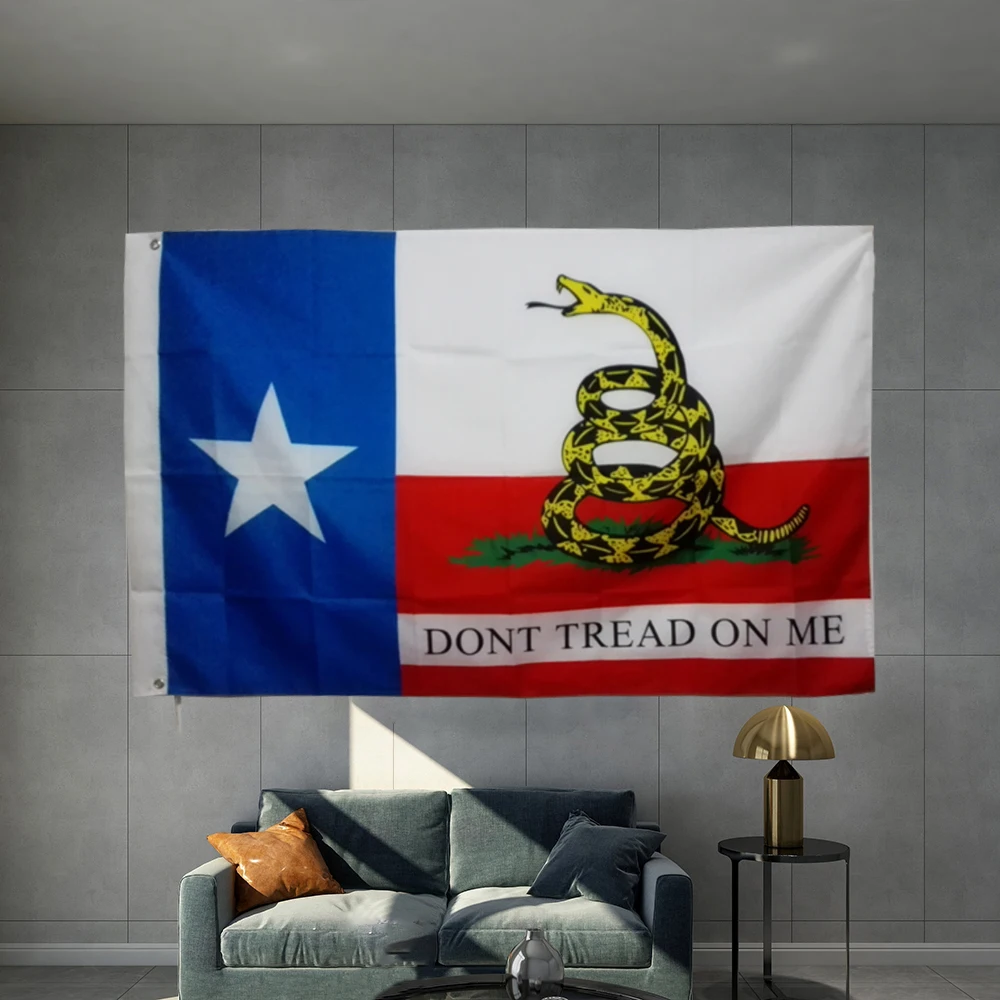 プラネテス    ΠΛΑΝΗΤΕΣ      販促非売品ポスター Don't Tread On Me Flag USA National Country Texas State