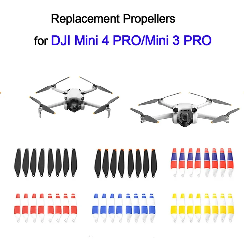 Drone Accessories 8pcs 6030 Propellers For DJI MINI 4 PRO/ Mini 3 PRO Drone Light Weight Wing Replacement