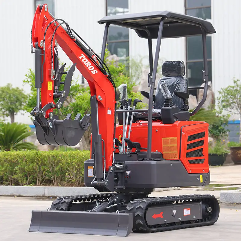 Factory Price High Efficiency Mini Escavadeira 1.8 Ton Wholesale Customize Multifunctional Micro Bagger Portable Farm Excavators