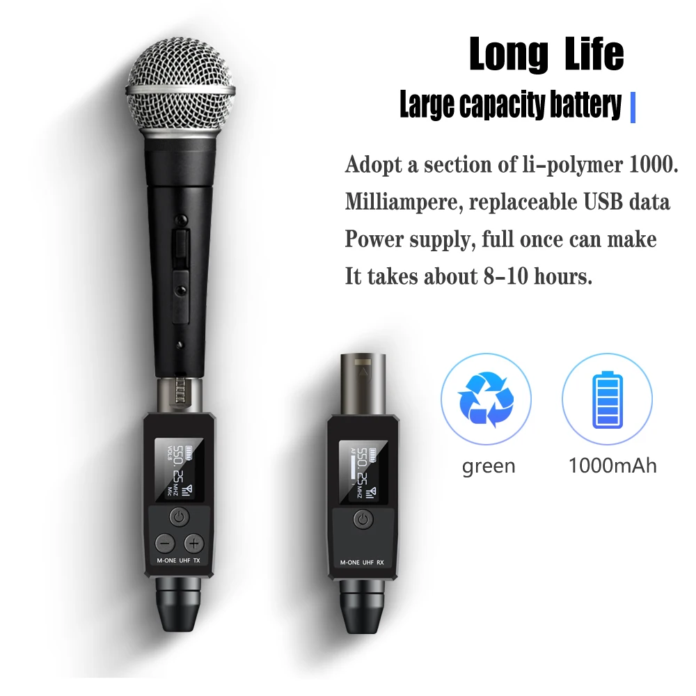 M-ONE UHF マイク DSP 有線ワイヤレスシステム XLR