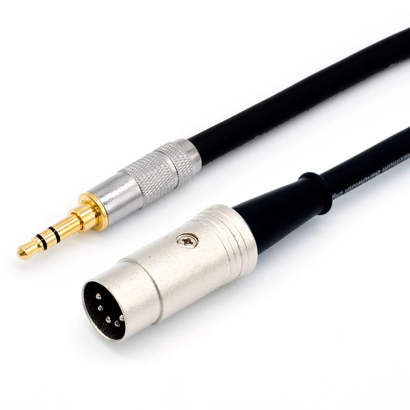 High-Quality Right Angled 3.5mm to MIDI 5-Pin Cable