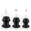 1PC Silicone Bidet Black Anus Expander Buttplug Clean Enema Anal Washing Seal Anal Dilator Cleaning Portable Travel 6