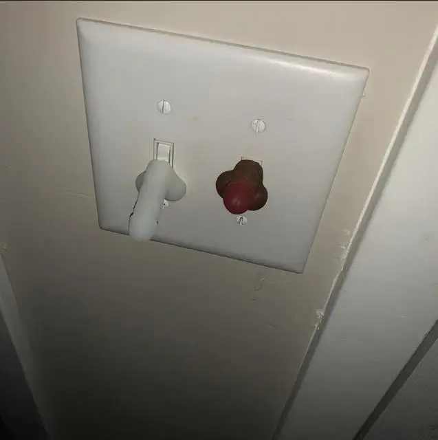 Diy Funny Light Switch Prank Hung Like A Light Switch With Balls Light