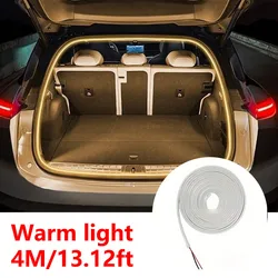 High Brightness LED Trunk Ambient Light Strip with Automatic Sensing (4M Warm light)