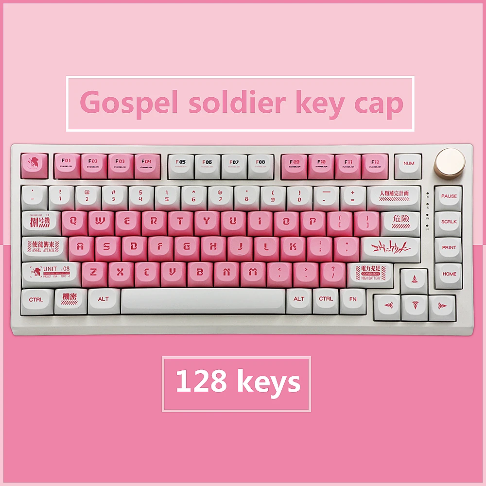 

Keycaps Material Height PBT XDA Animation Characters Key Cap Suitable for Most Mechanical Meyboard 128keys