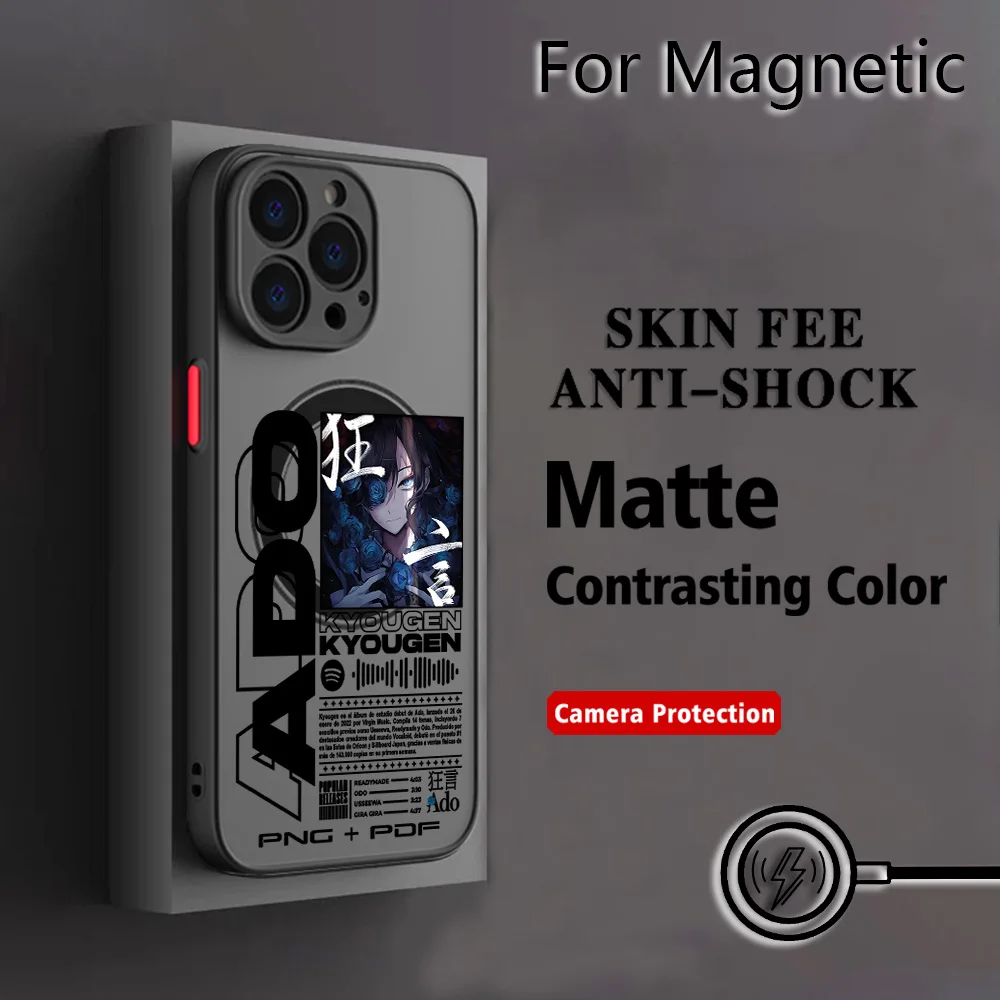 Sleek Magnetic Matte Back Cover