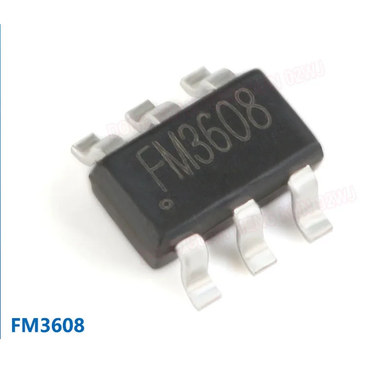 

5 Pcs Original FM3608 SOT-23-6 Current Mode Boost DC-DC Converter for Charger LED Display Digital Camera